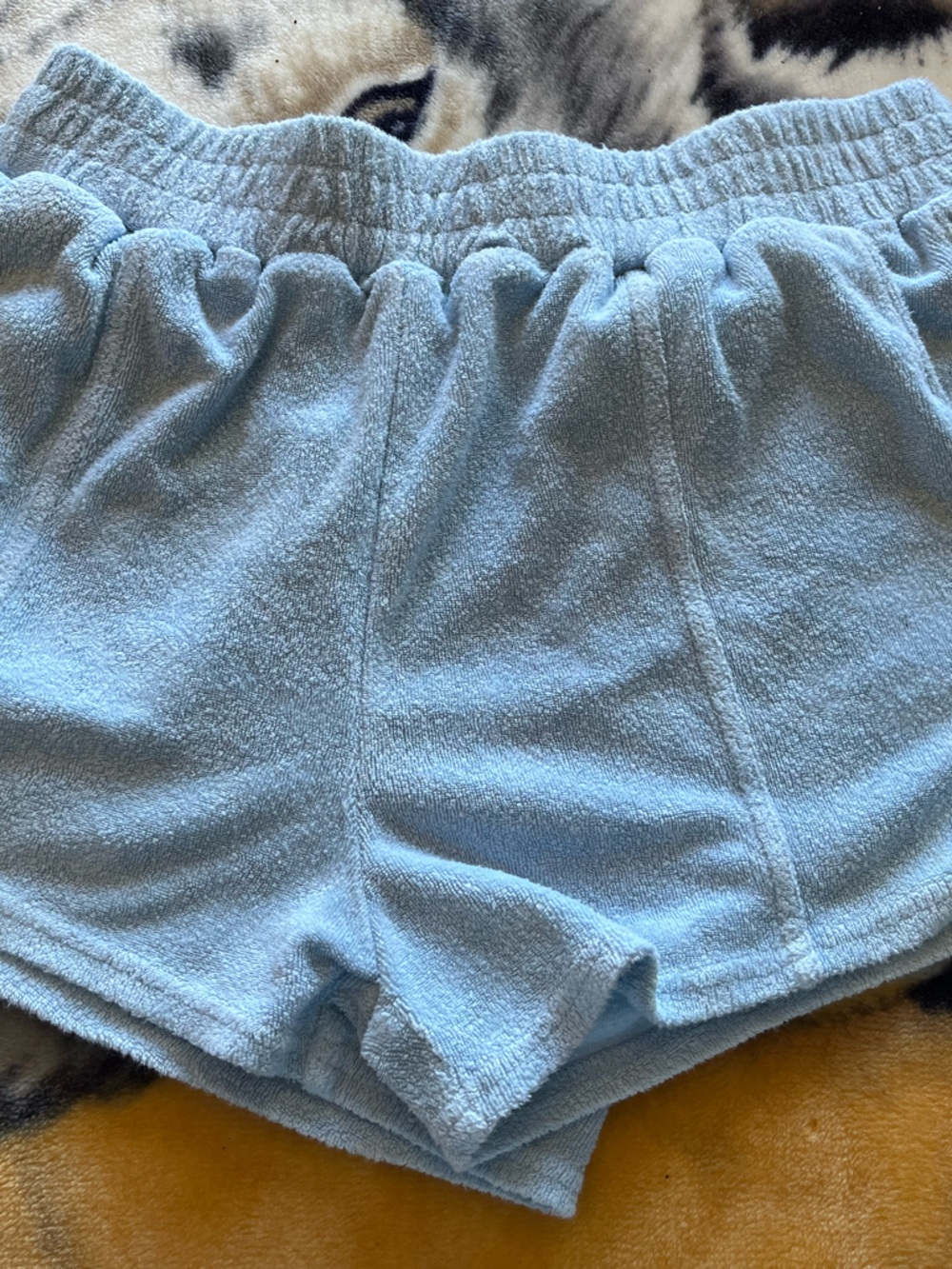 Forever 21 Light Blue Terry Cloth Kids Shorts